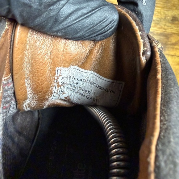 Alpine Design AD21MC009-BRN Brown‎ Leather Moc Toe Boots Mens Size 9 main image 5